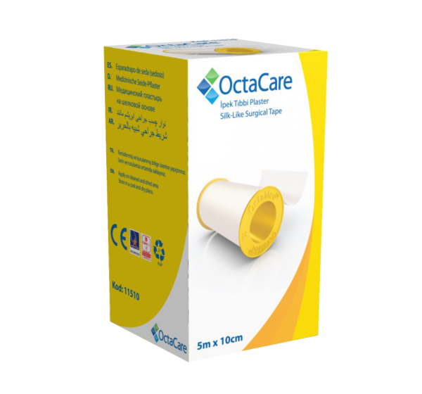 OCTAMED - Flaster İpek 10 Cm X 5 Mt 11510 - 3 Adet