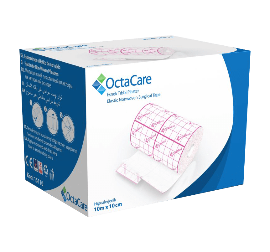 OCTAMED - Octafix Tıbbi Elastik Flaster 10CMX10MT - 10 Adet