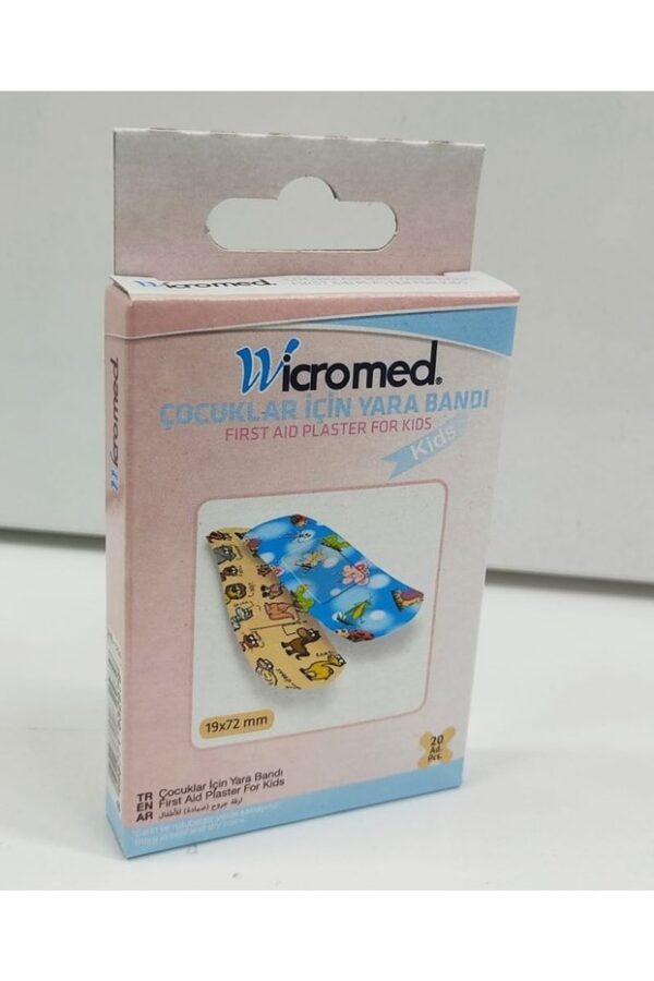 WİCROMED - Çocuk Yara Bandı Desenli 20Lİ Kids