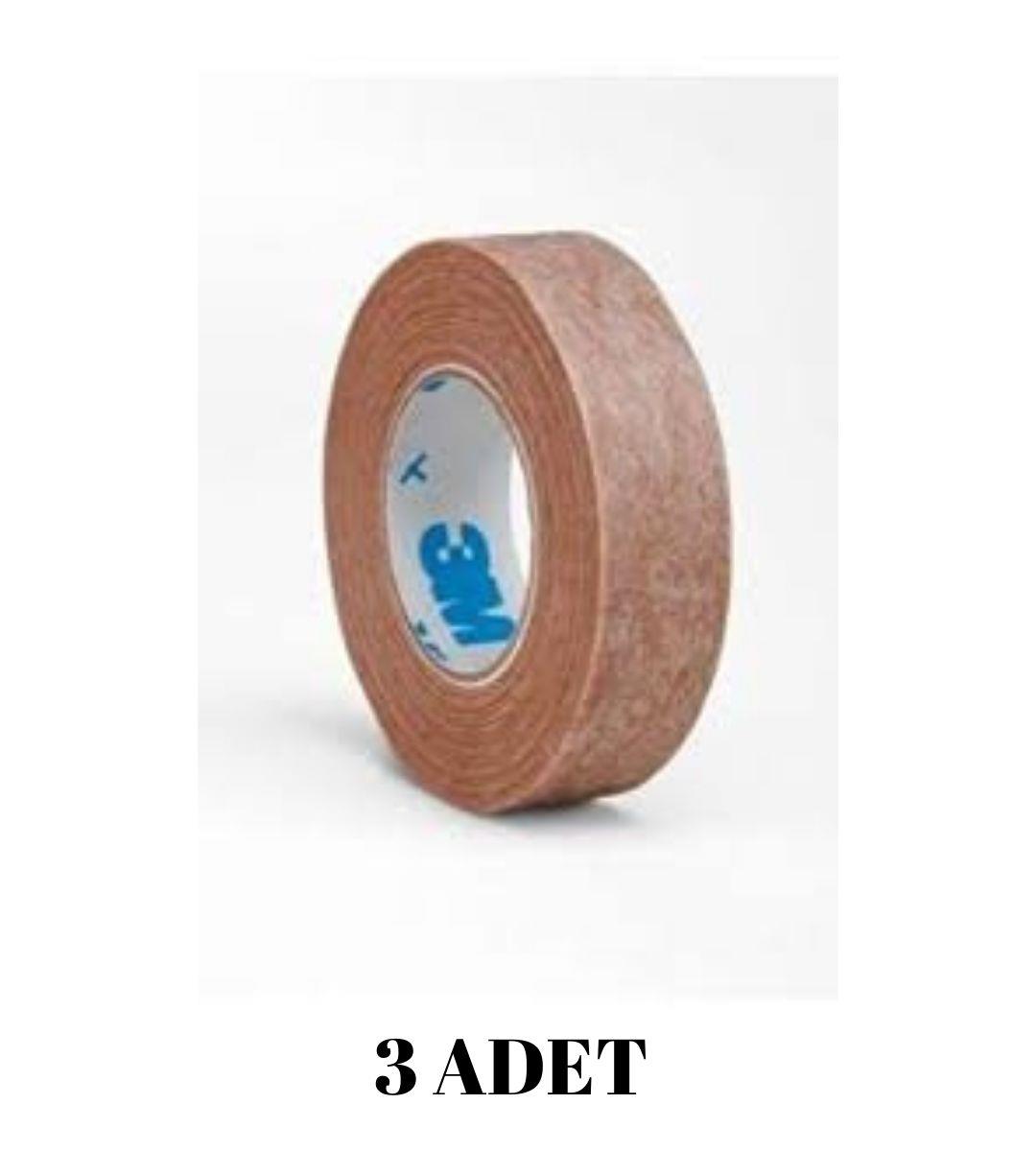 3M MİCROPORE FLASTER KAHVERENGİ 1.25CMX9.1MT REF: 1533-0 - 3 Adet