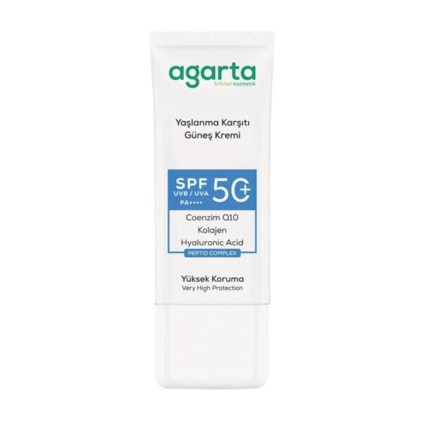 AGARTA - Güneş Kremi Yaşlanma Karşıtı Doğal 50 Spf 50 Ml