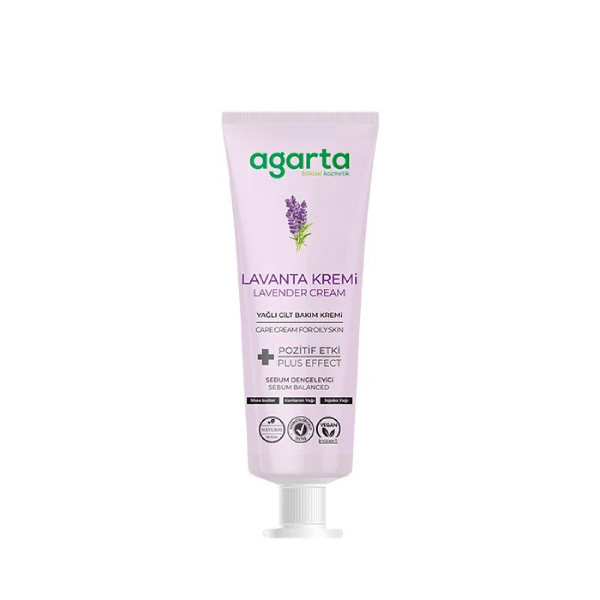 AGARTA - Krem Yağlı Cilt Bakım Doğal Lavanta 75ML