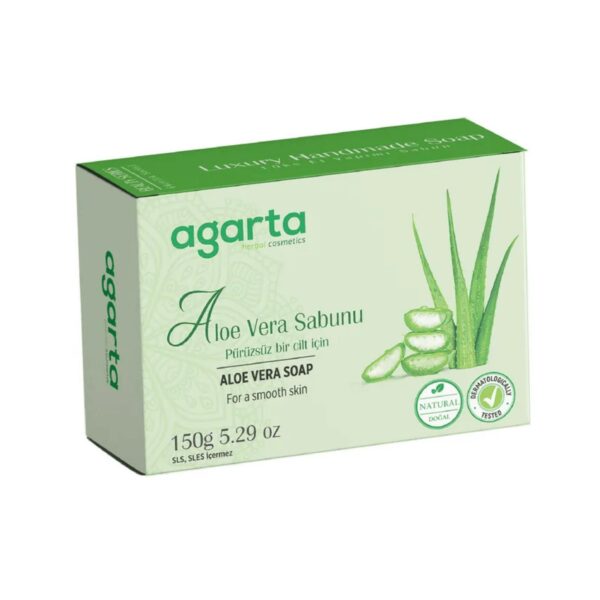AGARTA - Sabun Doğal El Yapımı Aloe Vera 150 Gr