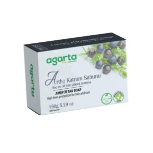 AGARTA - Sabun Doğal El Yapımı Saç Ve Cilt Ardıç Katranı 150 Gr