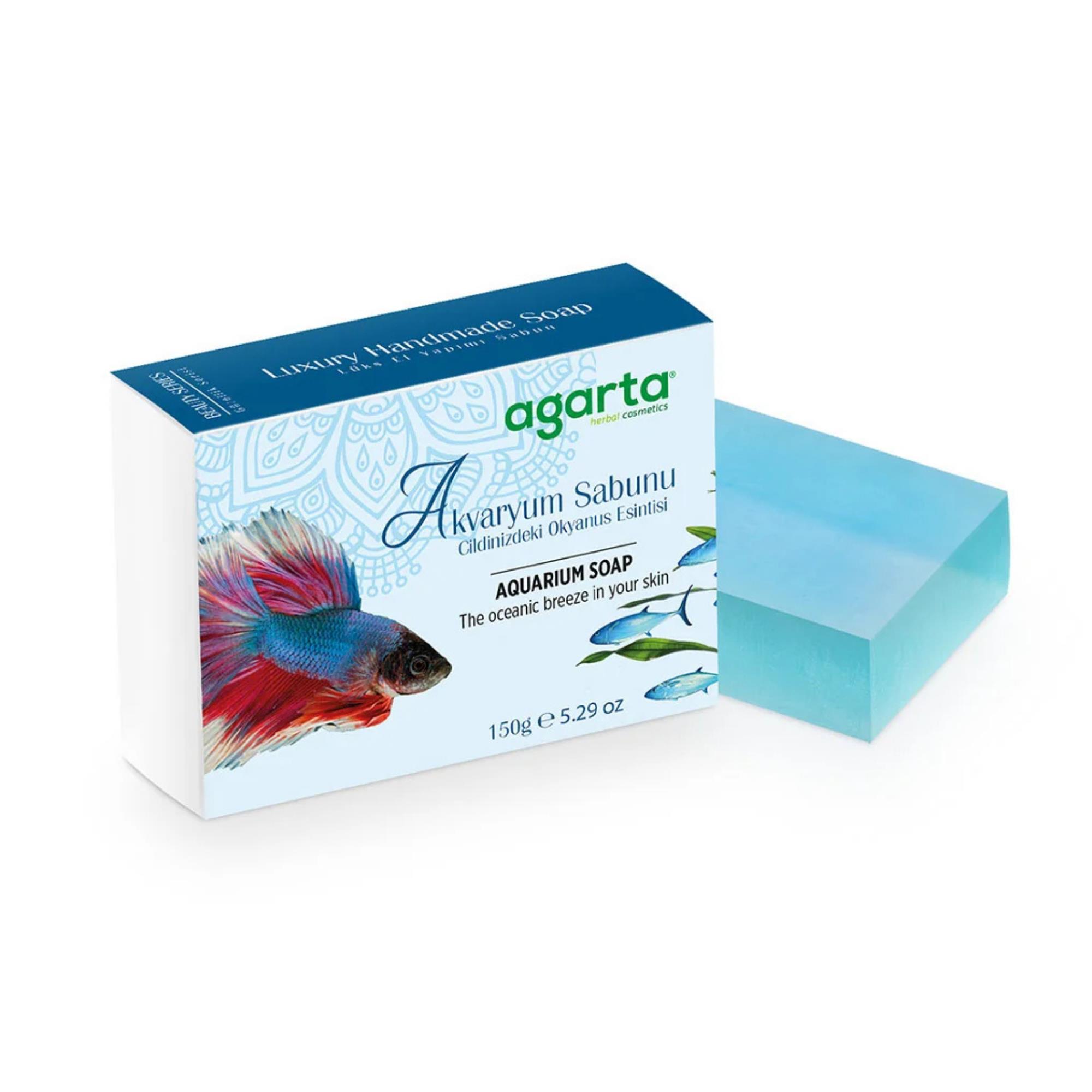 AGARTA - Sabun El Yapımı Doğal Akvaryum 150 Gr