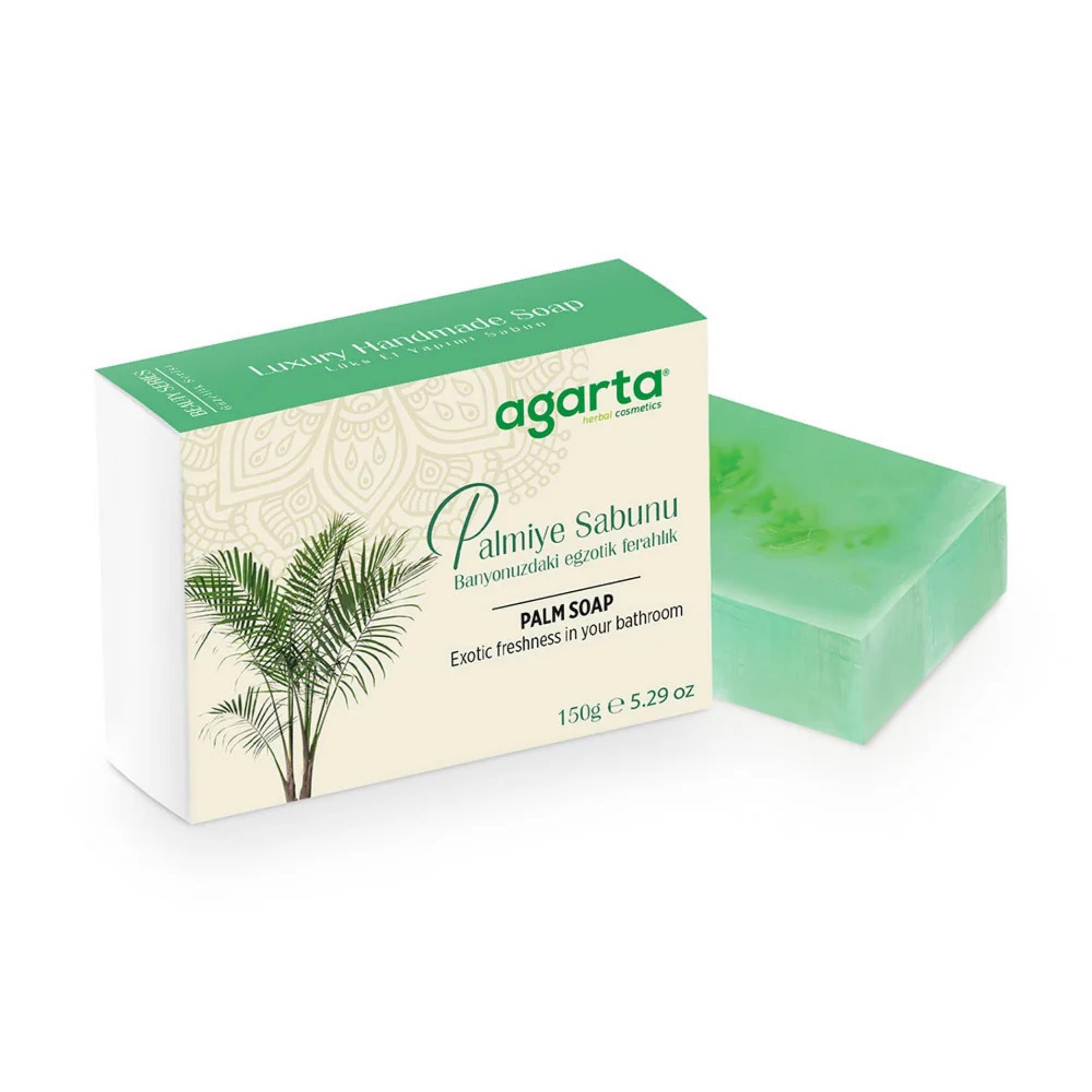 AGARTA - Sabun El Yapımı Doğal Cilt İçin Palmiye 150 Gr