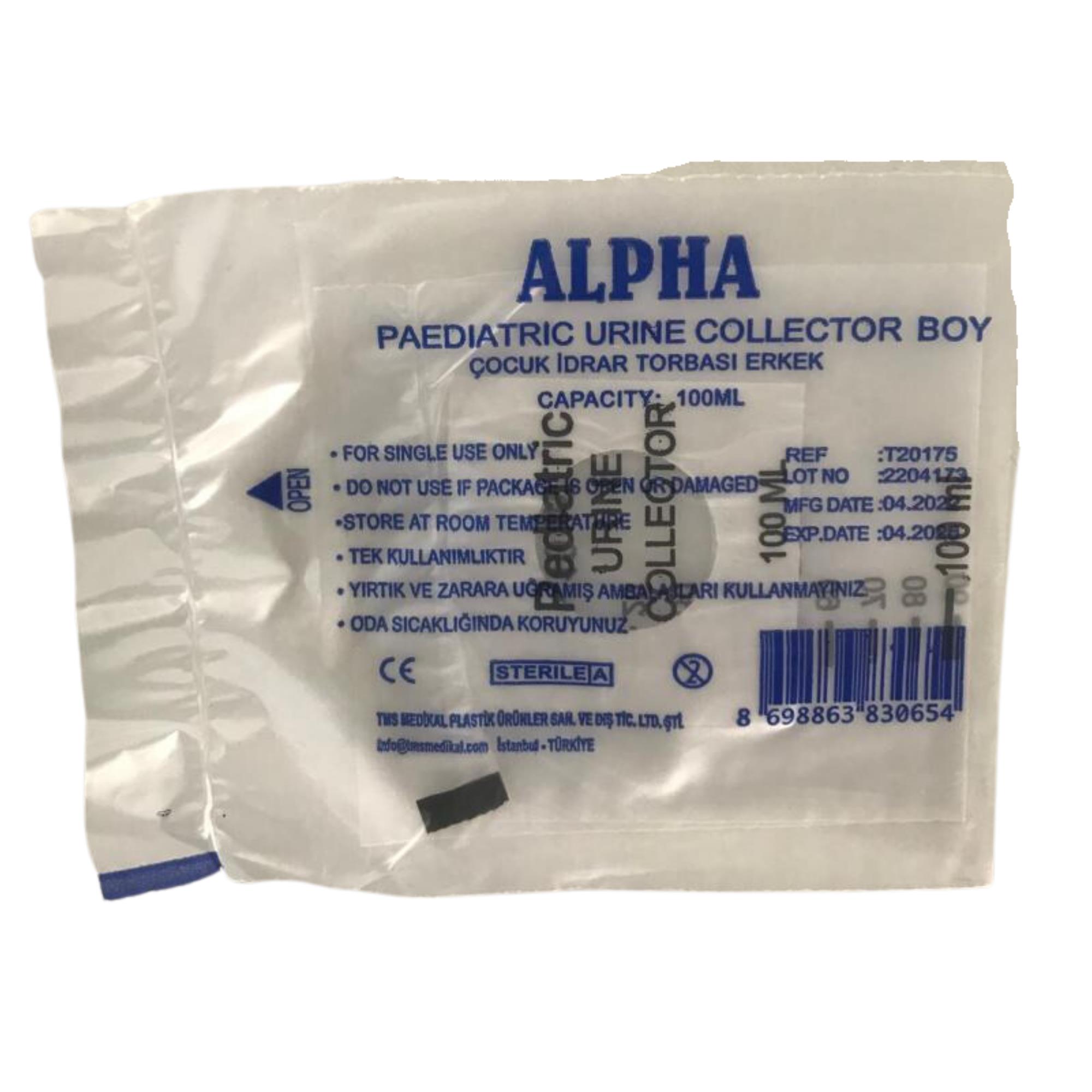 ALPHA - İdrar Torbası Pediatrik Erkek