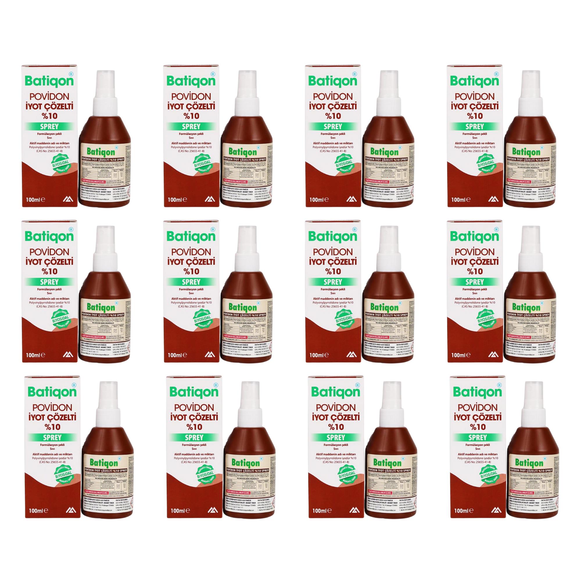 AQUA - Batikon 100 Ml Sprey - 12 Adet