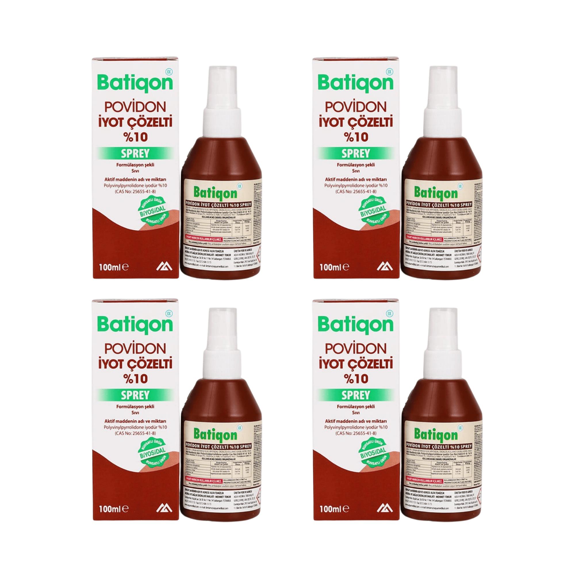 AQUA - Batikon 100 Ml Sprey - 4 Adet