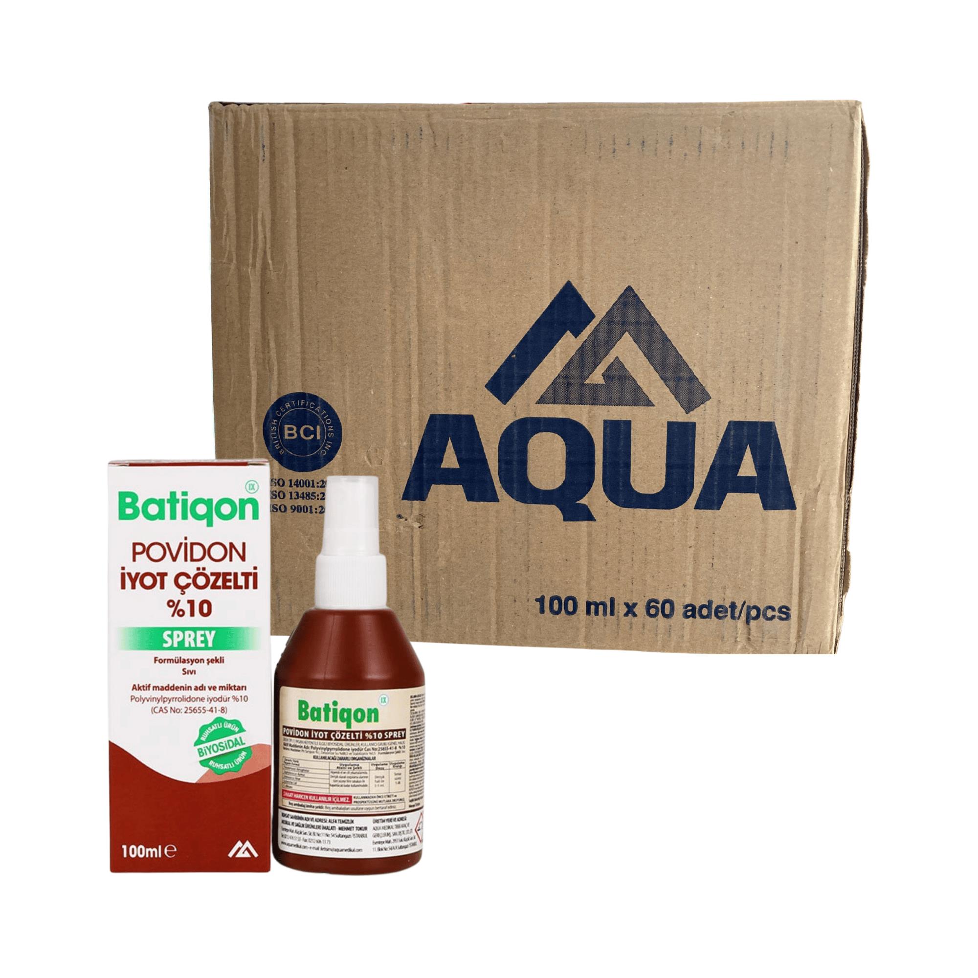 AQUA - Batikon 100 Ml Sprey - 60 Adet
