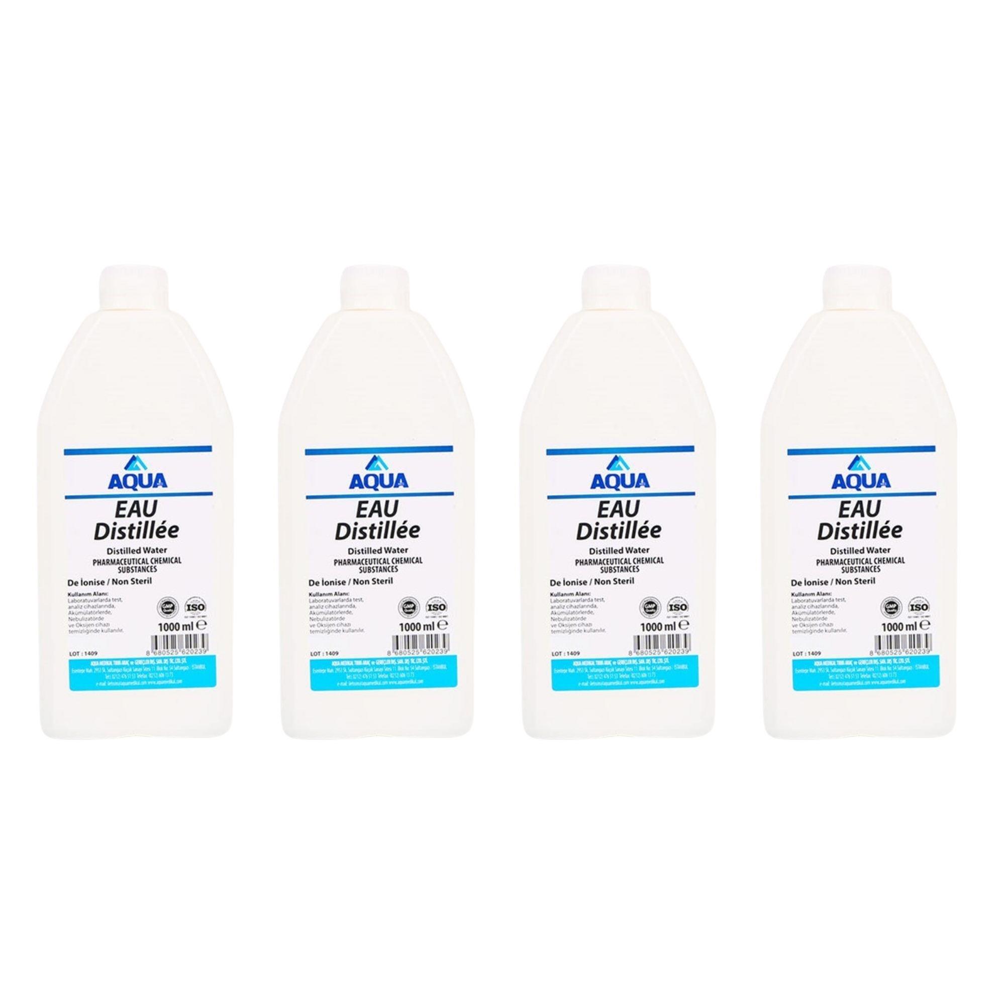 AQUA - Distile Su 1LT - 4 Adet