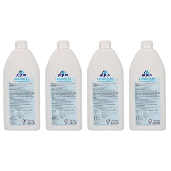 AQUA - Oksijenli Su 1 Lt - 4 Adet