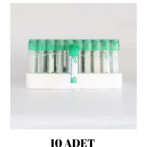 BD - 2ML Kan Tüpü Plastik Lityum Heparinli Yeşil REF: 368494 - 10 Adet