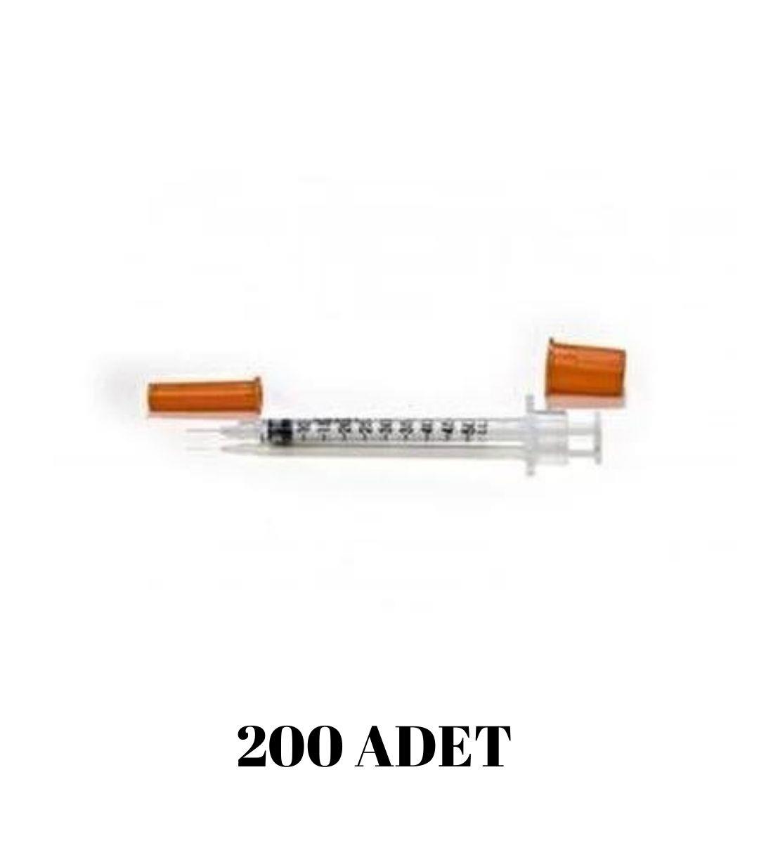 BERİKA - 0.5ML Süper Turuncu 30G X 8MM - 200 Adet