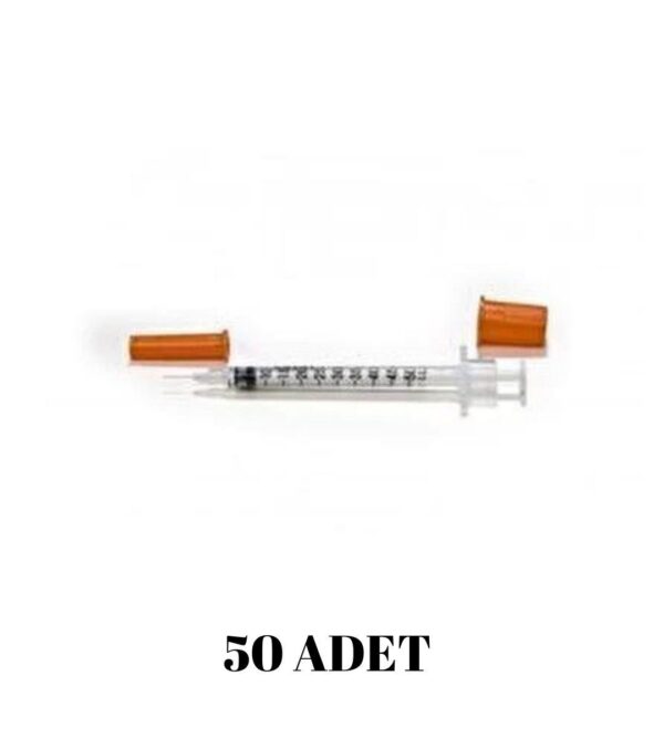 BERİKA - 0.5ML Süper İnsulin Turuncu 30G X 8MM - 50 Adet