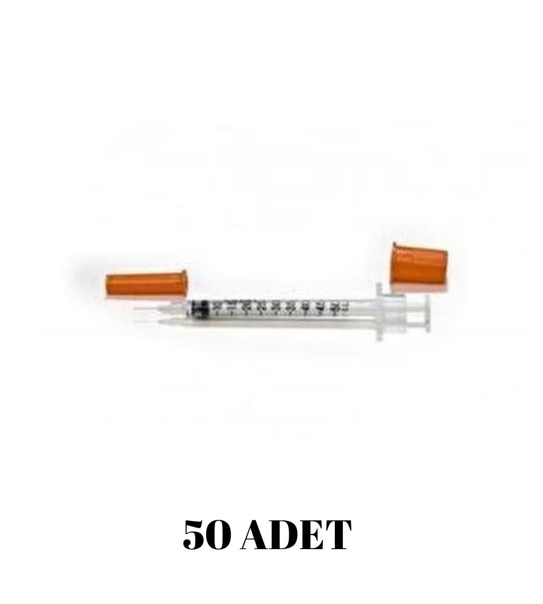 BERİKA - 0.5ML Süper İnsulin Turuncu 30G X 8MM - 50 Adet