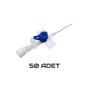 BEYBİ - Anjiokat 22G Mavi - 50 Adet