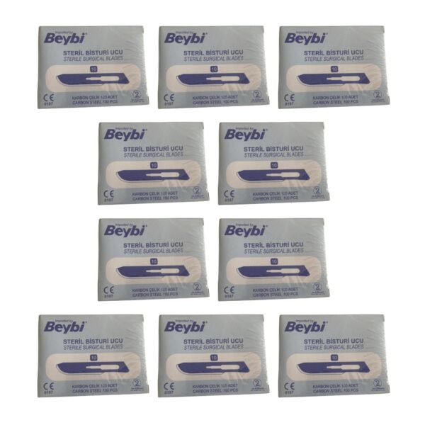 BEYBİ - Bisturi Ucu No: 10 - 1000 Adet 10 Paket