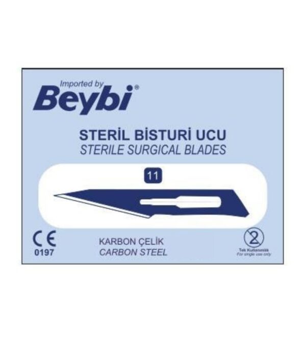 BEYBİ - Bistüri Ucu No : 11 - 100 Adet - 1 Paket