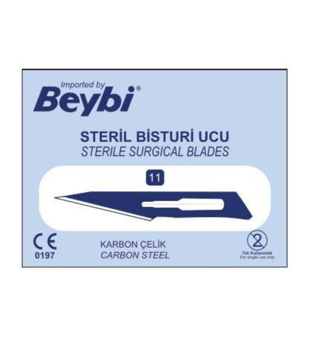 BEYBİ - Bistüri Ucu No : 11 - 100 Adet - 1 Paket