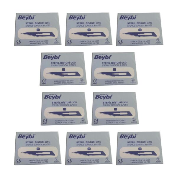 BEYBİ - Bisturi Ucu No: 11 - 1000 Adet 10 Paket