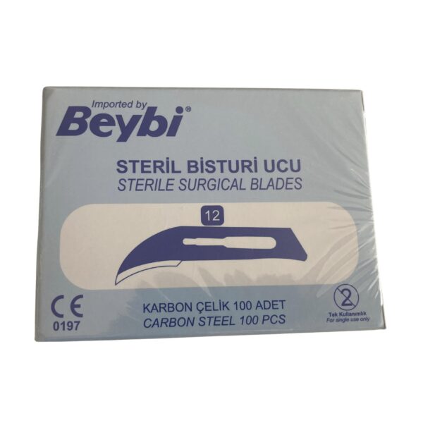 BEYBİ - Bisturi Ucu No: 12 - 100 Adet 1 Paket