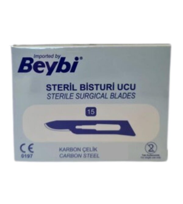 BEYBİ - Bistüri Ucu No : 15 - 100 Adet - 1 Paket