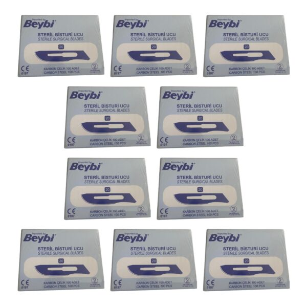 BEYBİ - Bisturi Ucu No: 20 - 1000 Adet 10 Paket