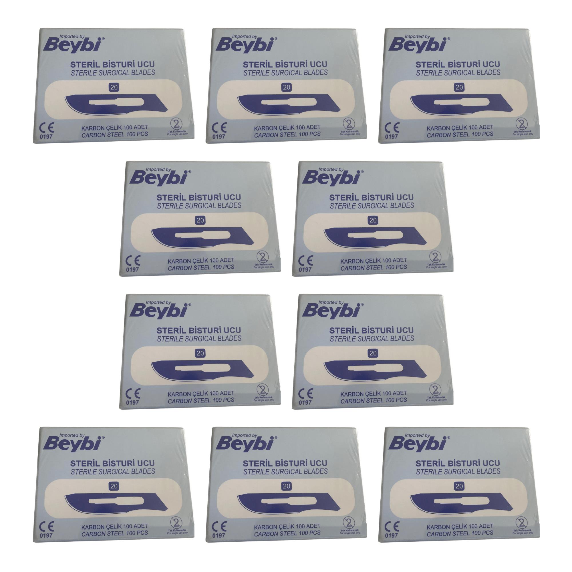 BEYBİ - Bisturi Ucu No: 20 - 1000 Adet 10 Paket