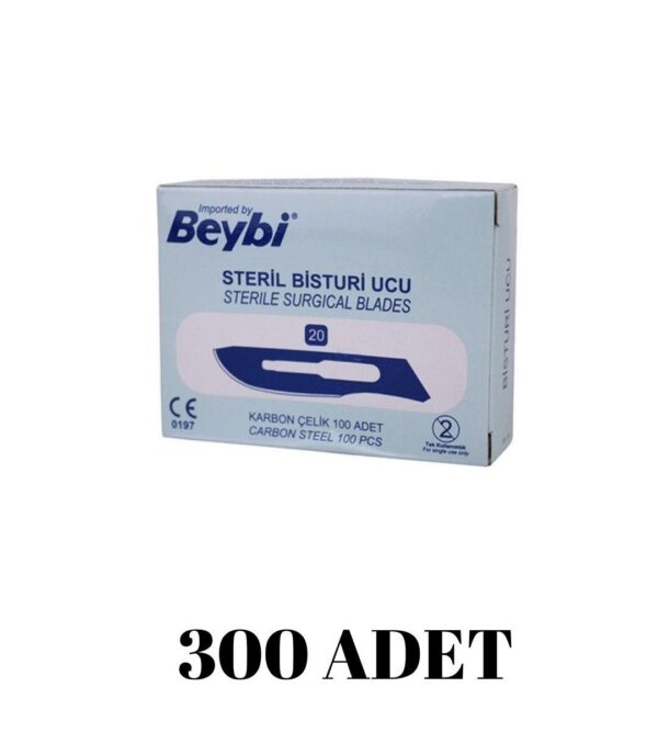 BEYBİ - Bistüri Ucu No : 20 - 300 Adet