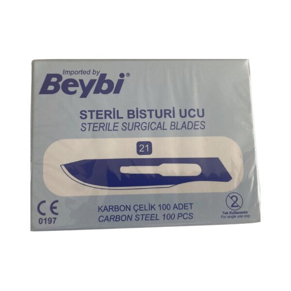 BEYBİ - Bisturi Ucu No: 21 - 100 Adet 1 Paket