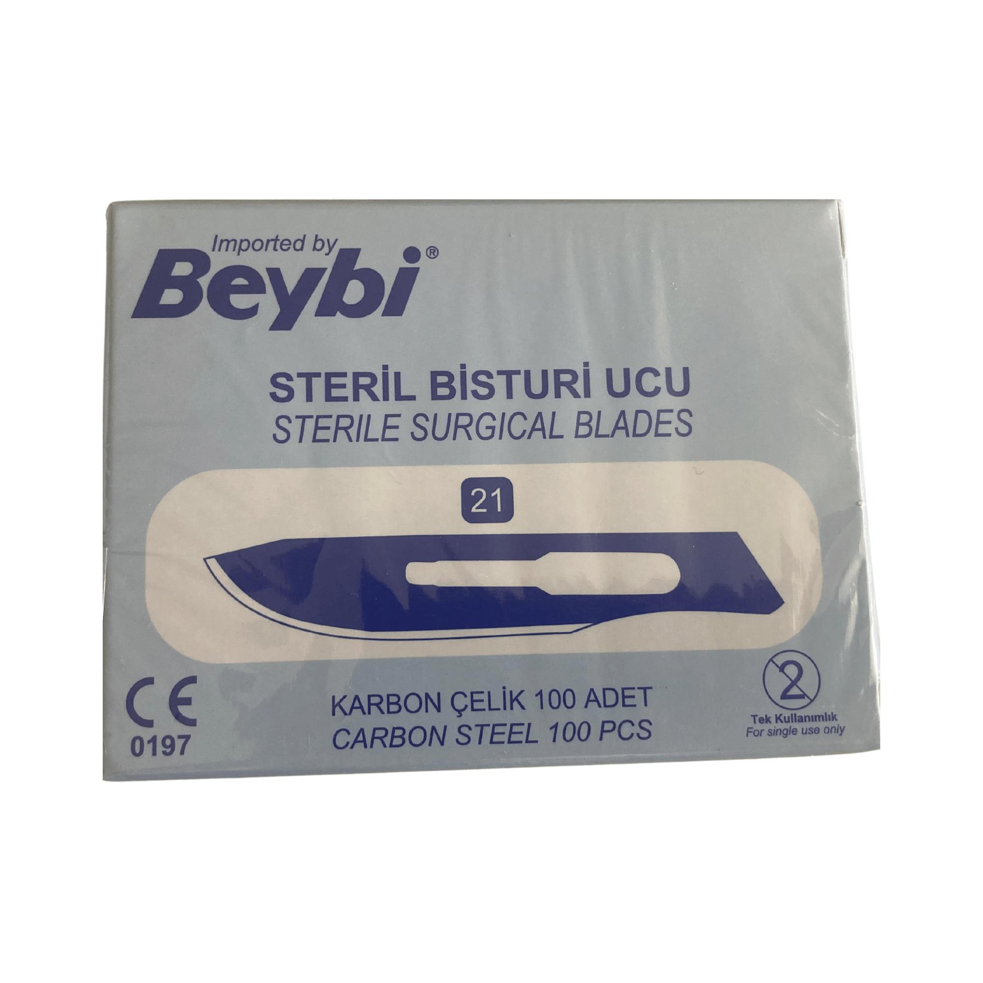 BEYBİ - Bisturi Ucu No: 21 - 100 Adet 1 Paket