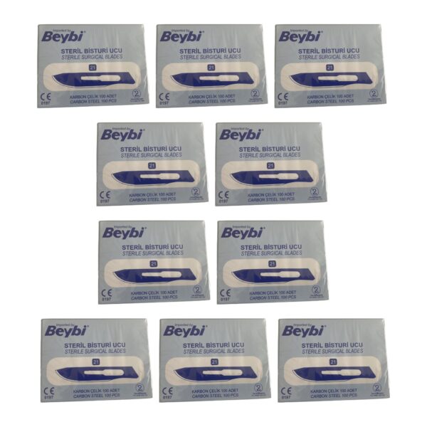 BEYBİ - Bisturi Ucu No: 21 - 1000 Adet 10 Paket