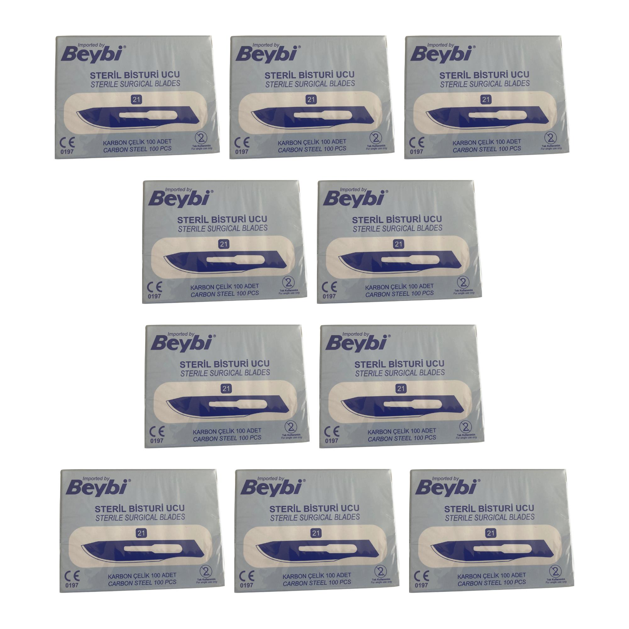 BEYBİ - Bisturi Ucu No: 21 - 1000 Adet 10 Paket