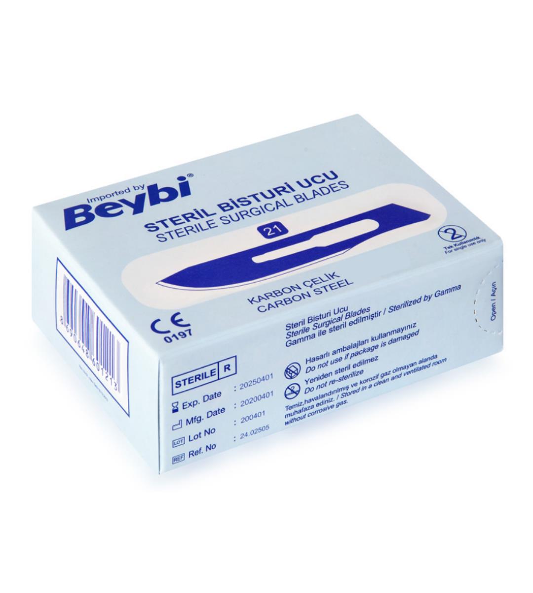 BEYBİ - Bistüri Ucu No : 21 - 50 Adet
