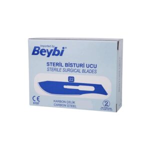 BEYBİ - Bisturi Ucu No: 22 - 100 Adet 1 Paket