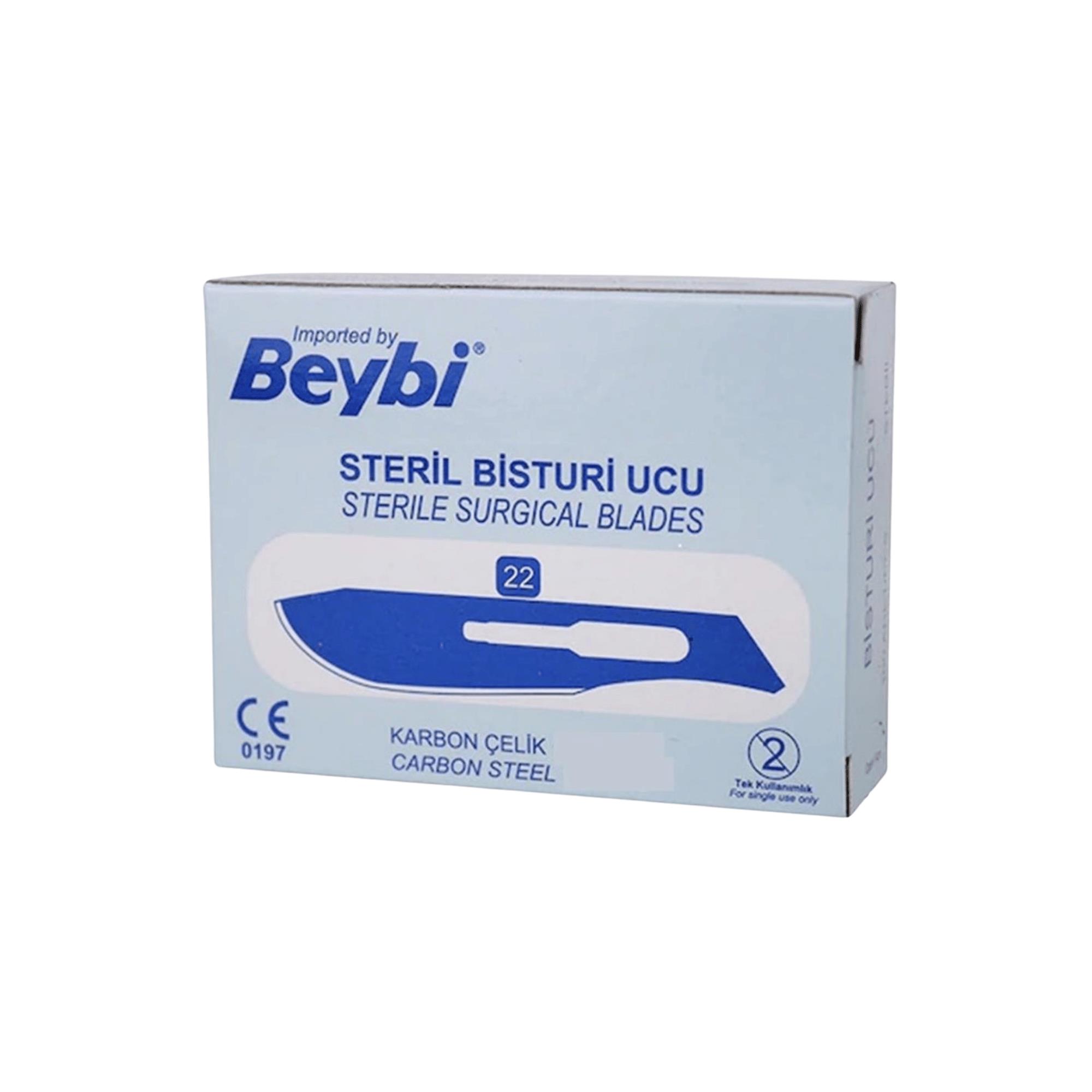BEYBİ - Bisturi Ucu No: 22 - 100 Adet 1 Paket