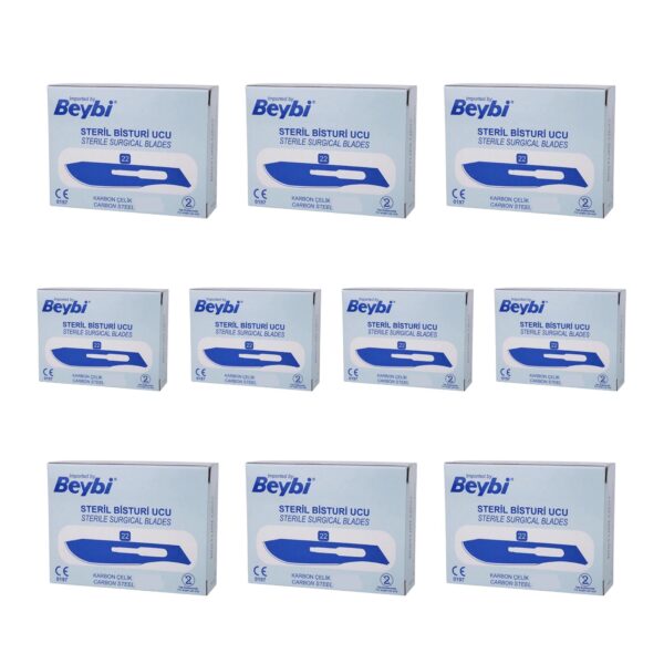 BEYBİ - Bisturi Ucu No: 22 - 1000 Adet 10 Paket