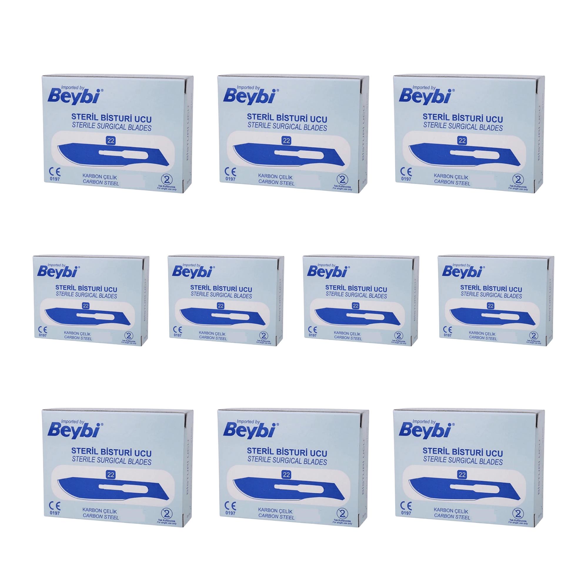 BEYBİ - Bisturi Ucu No: 22 - 1000 Adet 10 Paket