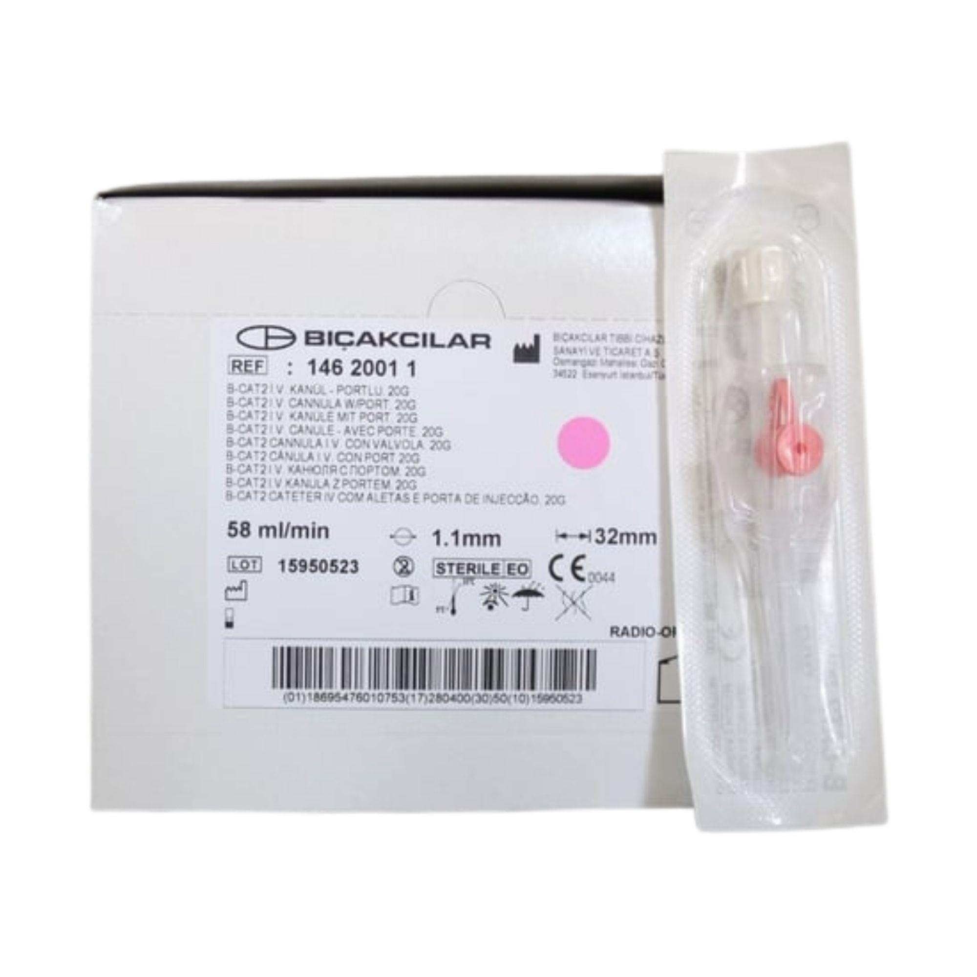 BIÇAKCILAR - Anjiokat 20G Pembe - 15 Adet