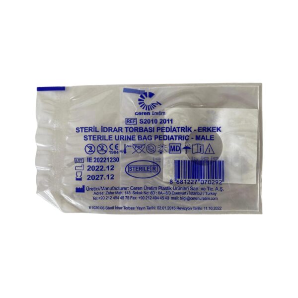 CEREN - İdrar Torbası Çocuk Erkek 100LÜ 1 Paket