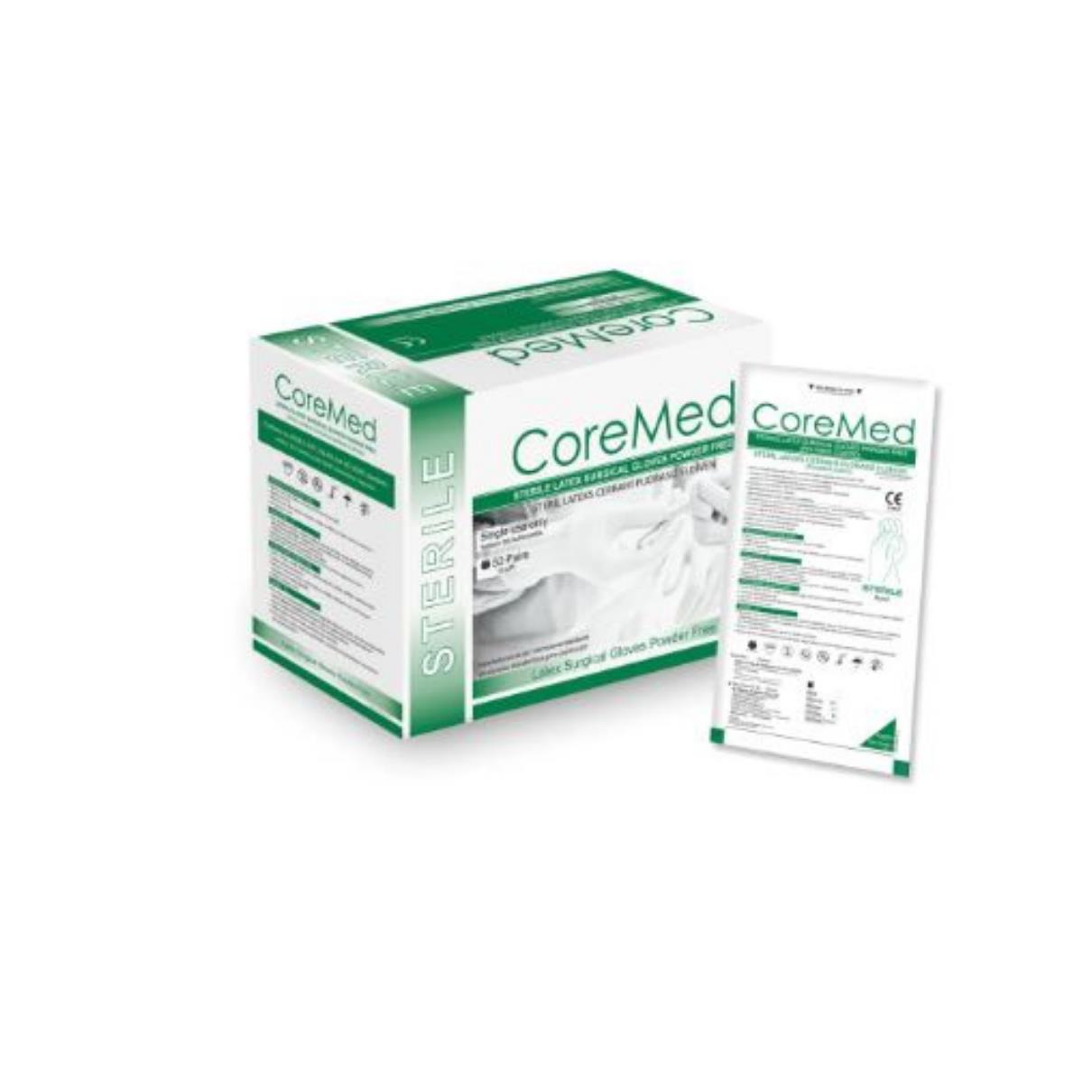 COREMED - Cerrahi Eldiven Pudrasız No: 6.5 - 50 Adet
