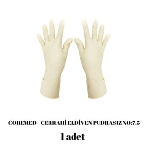 COREMED - Cerrahi Eldiven Pudrasız NO:7.5