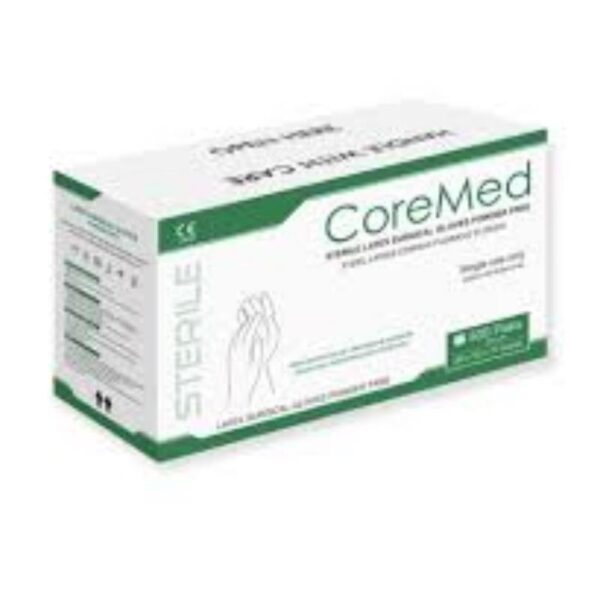 COREMED - Cerrahi Eldiven Pudrasız No: 8 - 50 Adet