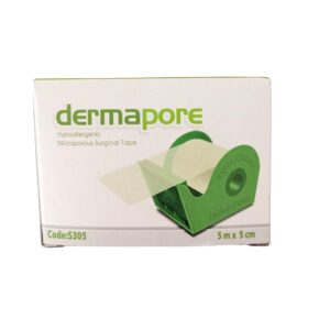 DERMAPORE - Kağıt Flaster Şeffaf 5 Cm X 5 Mt
