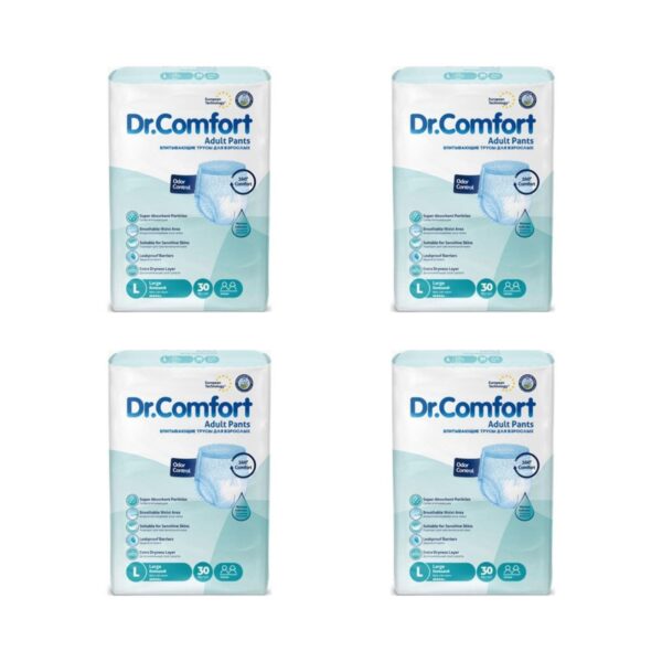 DR. COMFORT - Hasta Bezi Külotlu Large - 4 Paket