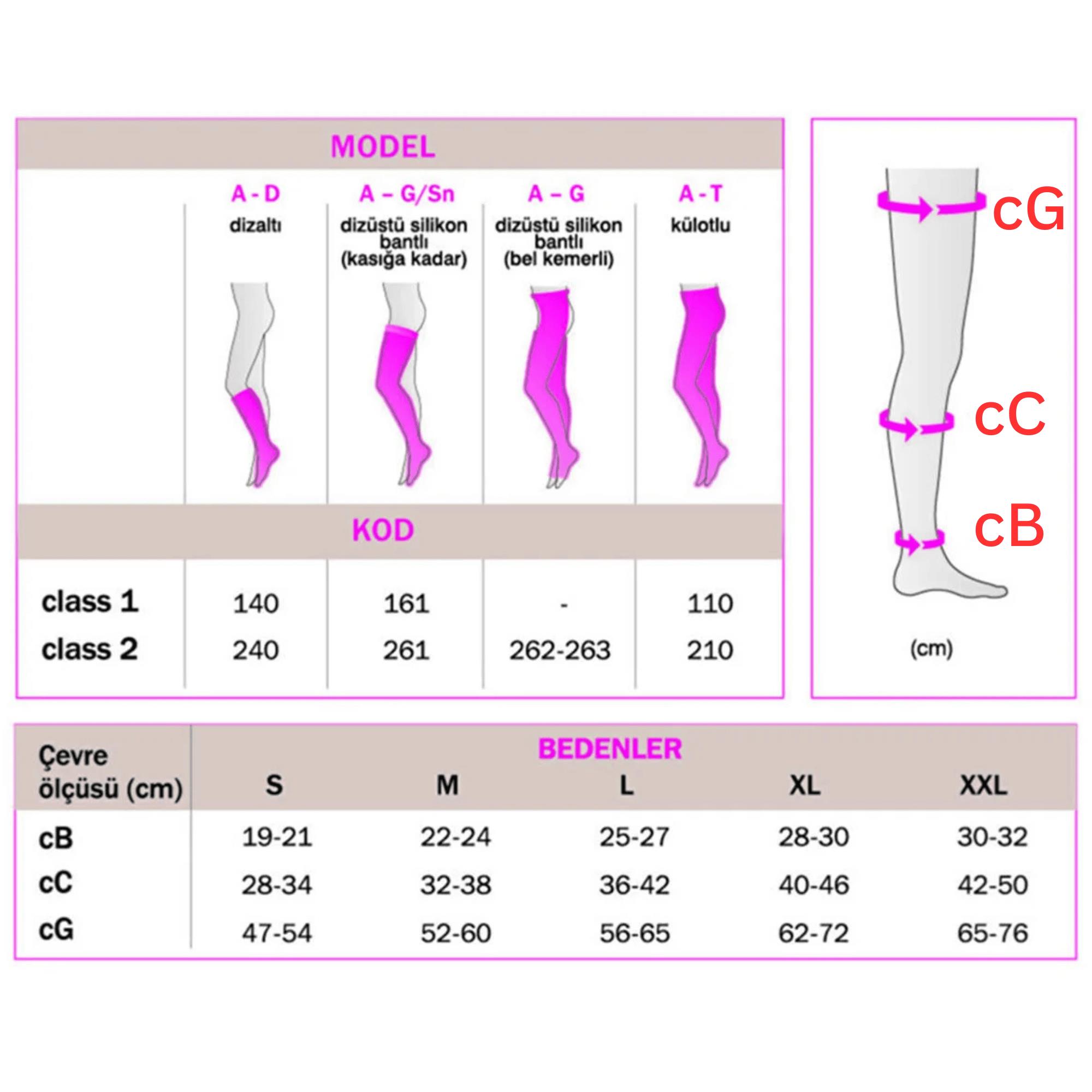 DUOMED - Varis Çorabı CCL2 Diz Altı Burnu Açık Siyah Xlarge V240505007