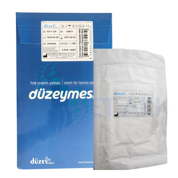DÜZEY - Mesh Propilen Yama - 6CM X 11CM - 5 Adet
