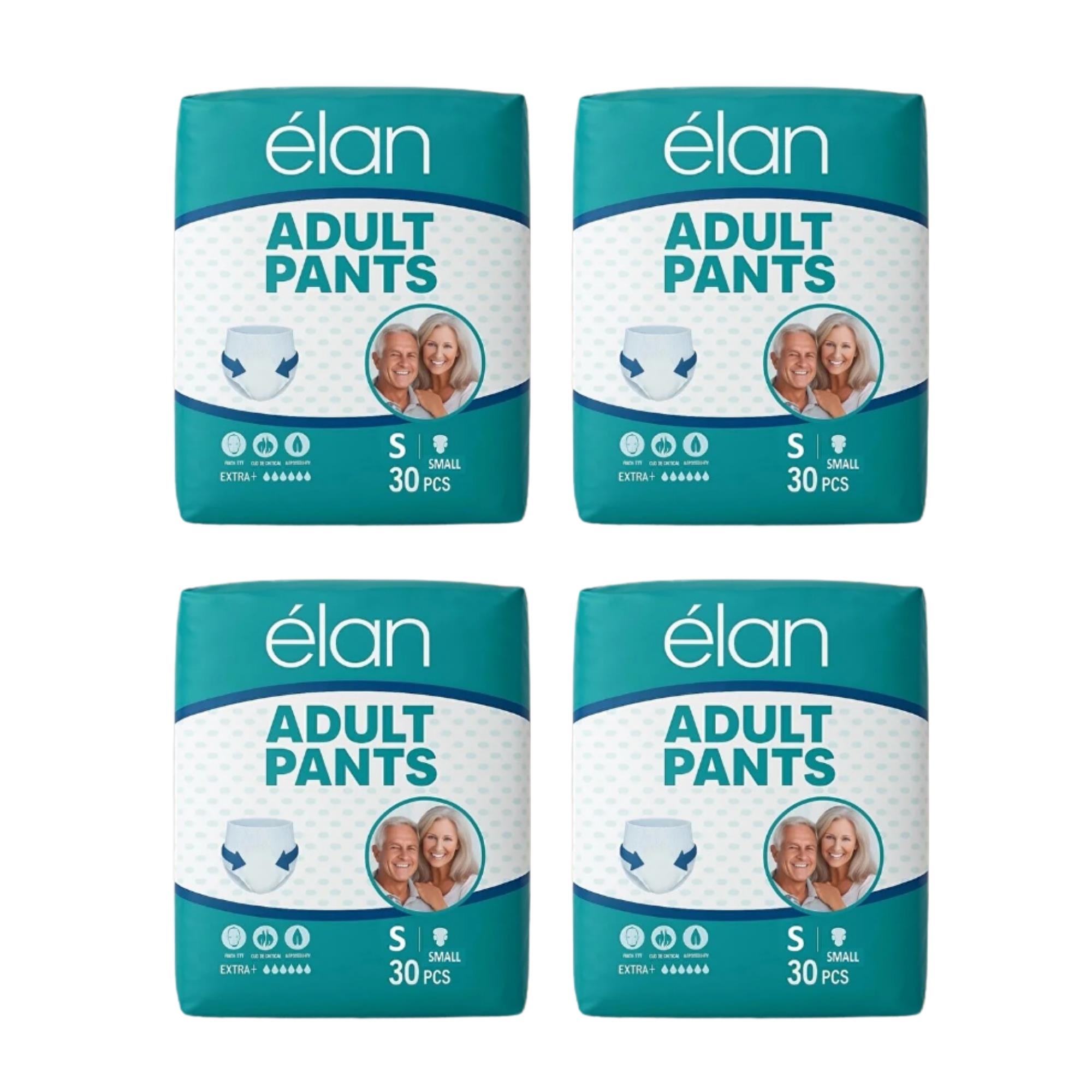 ELAN - Hasta Bezi Külotlu Small 30 Adet - 4 Paket