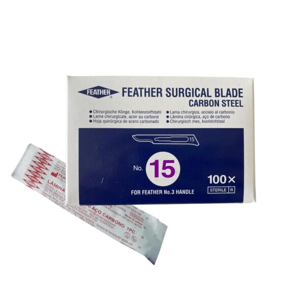 FEATHER - Bistüri Ucu No: 15 100LÜ 1 Paket